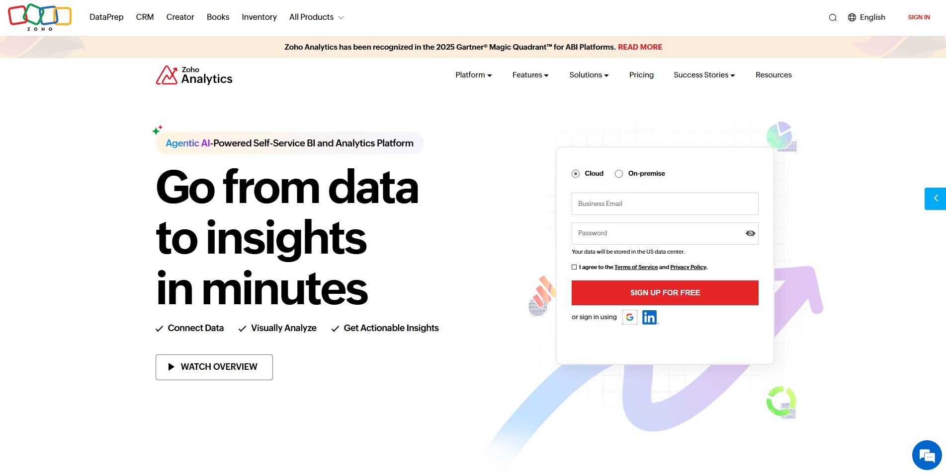 Zoho Analytics Platform