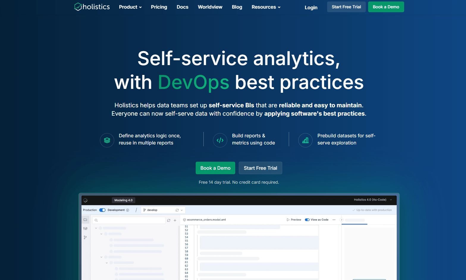 Holistics BI Platform