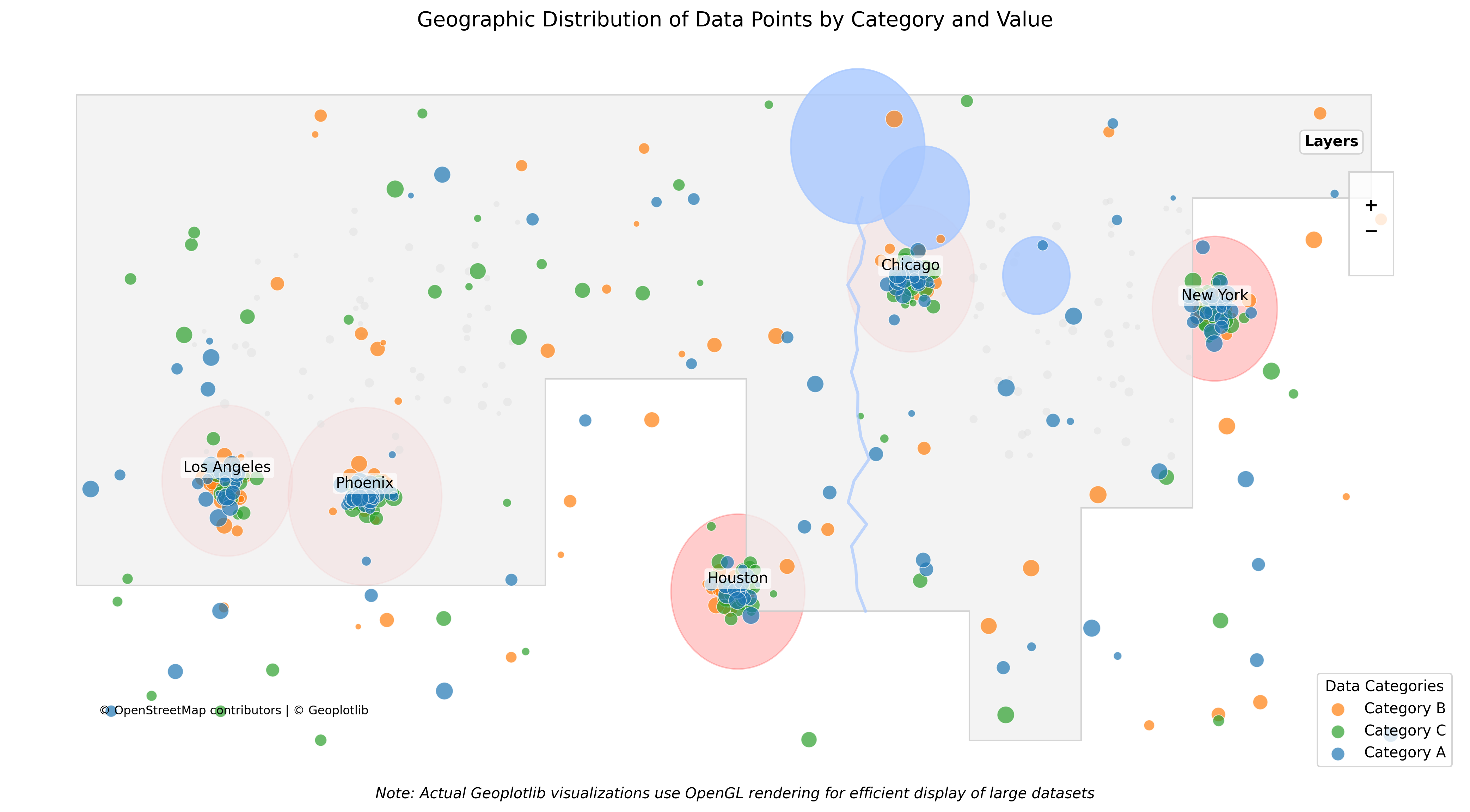 Geoplotlib visualization example