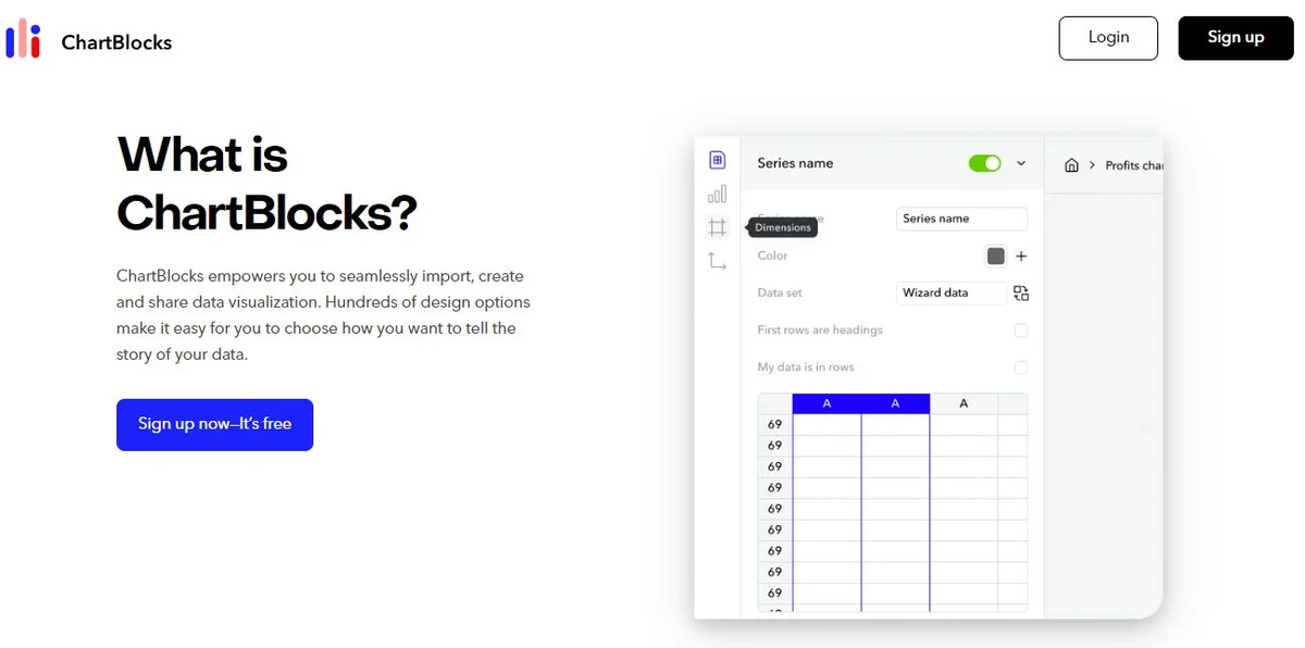 ChartBlocks Interface